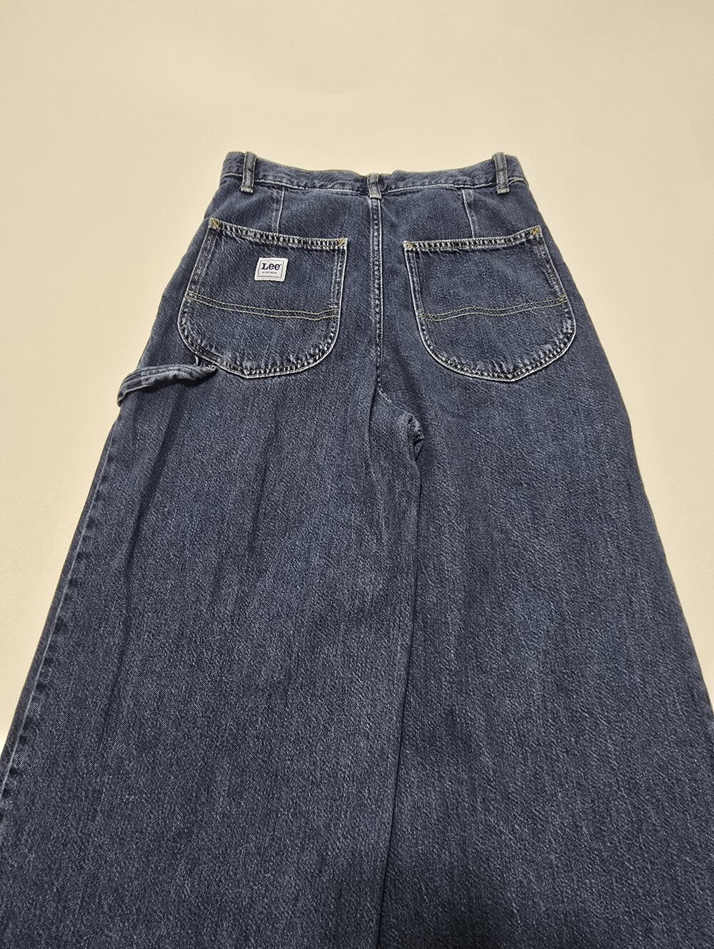 LEE High Rise Cargo Slouch Jeans Denim Size 28 - Picture 9 of 16